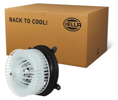 Image de Ventilateur d'habitacle 12 V 372 W 2 pôles HELLA pour MERCEDES-BENZ CLASSE E, entre autres