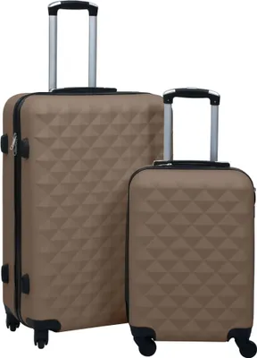 Produktbild von Hartschalen-Trolley-Set 2 Stk. Braun ABS