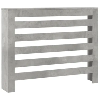 Obrázek produktu pro Kryt na radiátor betonově šedý 104x20x82 cm kompozitní dřevo