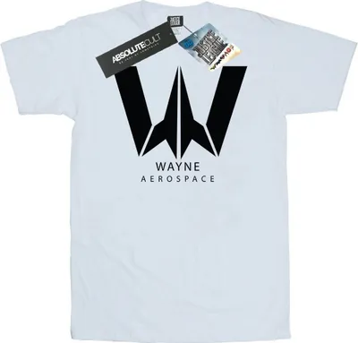 Produktbild von DC Comics - "Justice League Wayne Aerospace" T-Shirt für Herren BI31963 (XXL) (Weiß)