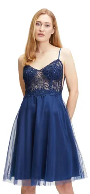 Produktbild von Vera Mont Damen 2554/4501 Kleid, Festival Blue, 40 EU