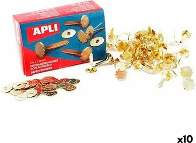 Obrázek produktu pro Kovové pojivo Apli Gold 25 mm 100 kusů (10 kusů)