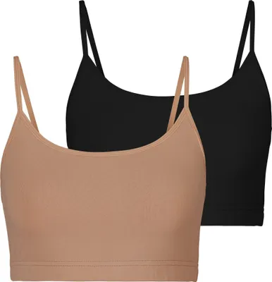Produktbild von LASCANA Bustier 2 er-Pack beige, schwarz Größe 44/46