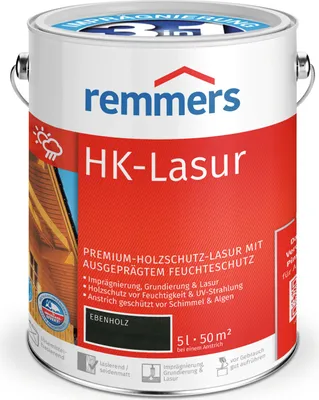 Produktbild von Remmers HK-Lasur 3in1 ebenholz (RC-790) 5 l, Holzlasur aussen