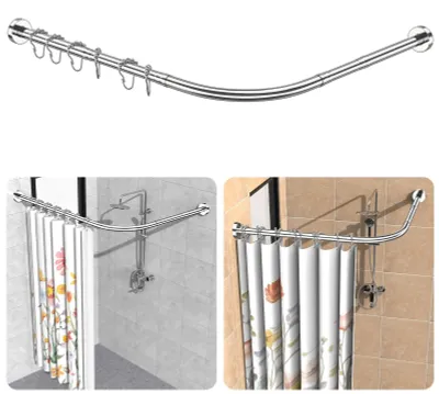 Image de Support mural pour barre de douche, en acier inoxydable, réglable