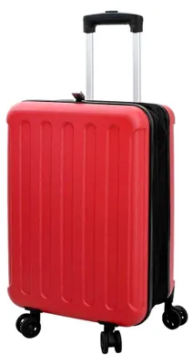Produktbild von Reisekoffer mit Schloss in Rot 34 x 23 x 55,5 cm aus ABS Kunststoff