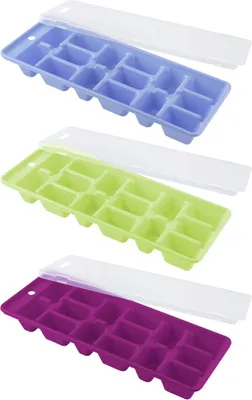 Produktbild von Fackelmann 49368, 15 Stück(e), Rechteckig, Eiswürfelbehälter, Mehrfarbig, Polypropylen (PP), 250 mm