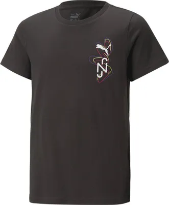 Produktbild von Puma Neymar Creativity Kurzarm-t-shirt Schwarz 9-10 Years Junge Schwarz 9-10 Years