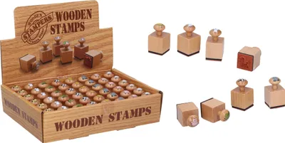 Produktbild von Stempel aus Holz mit Tiermotiven