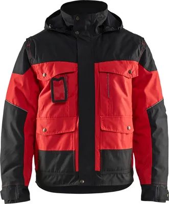 Produktbild von Blakläder Winterjacke 4886 1977 in div. Farben, Farbe:rot/schwarz, Größe:XL