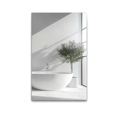 Zdjęcie produktu dla Lustro prostokątne AGIS 100x200 cm ścienne szlifowane