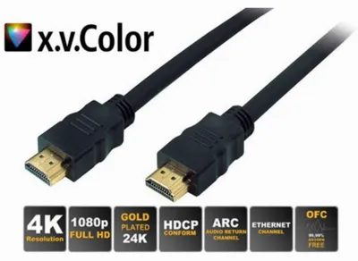 Immagine prodotto di Da spina HDMI A a spina HDMI A 15,0 m contatti placcati oro (77478-15)
