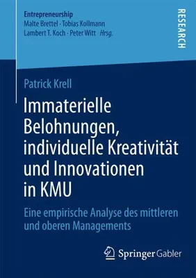 Obrázek produktu pro Immaterielle Belohnungen, individuelle Kreativität und Innovationen in KMU