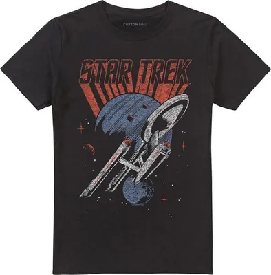 Produktbild von Star Trek T-Shirt Herren Space Travel schwarz L