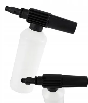 Zdjęcie produktu dla FoamEco 450ml – Pianownica do myjki ciśnieniowej | Do BLACK&DECKER, BOSCH, STANLEY, STIGA, MACALLISTER, AQT, RIWALL | Szeroki wlew |