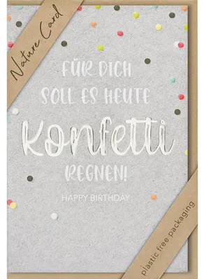 Produktbild von bsb 693027-2 Geburtstagskarte - Natur Card, inkl. Umschlag