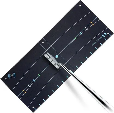 Image de Putting Arc en Aim Target - Putting Trainer avec instructions et vidéos d'entraînement - Noir