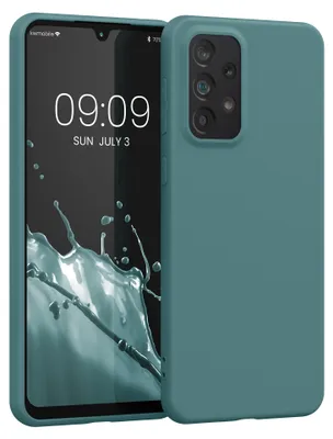 Produktbild von kwmobile Handyhülle für Samsung Galaxy A33 5G Hülle - TPU Case - Kabelloses Laden - Schutzhülle Cover in Arctic Night