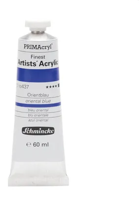 Produktbild von Schmincke PRIMAcryl Professional Acrylfarbe 60 ml - 437 Orientalischblau
