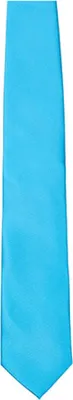 Produktbild von Satin Tie / 144 x 8,5cm /  Zu 100% von Hand genäht - Farbe: Turquoise - Größe: 144 x 8,5cm