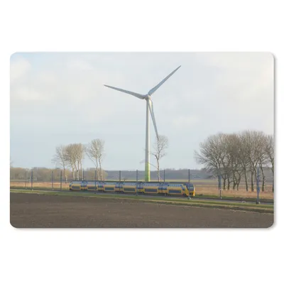 Produktbild von MuchoWow® Mauspad Mousepad Ein Zug mitten auf der Wiese 27x18 cm - Mousepads - Maus Mat - Pad - Mausunterlage - Büroartikel - Desk Matten