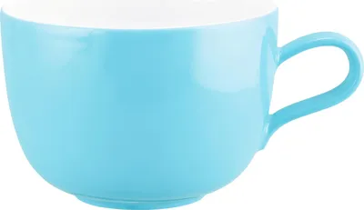 Produktbild von Seltmann Weiden Liberty Pure Colors lagoon blue Milchkaffeeobertasse 0,38 l