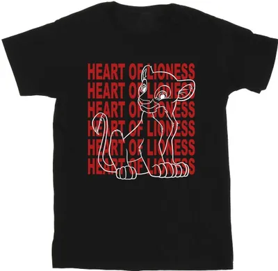 Produktbild von Disney - "The Lion King Heart Of A Lioness" T-Shirt für Herren BI32698 (M) (Schwarz)