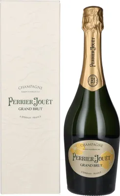 Image de Perrier-Jouët Champagne Grand Brut 12,5% Vol. 0,75l en boîte cadeau