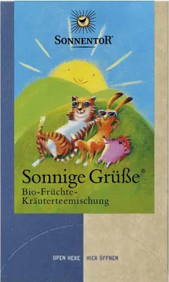 Image de Salutations ensoleillées - 18 sachets de thé 45g