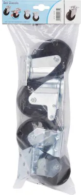 Produktbild von Apparaatzwenkwiel mit 75 mm Wieldiameter, maximal 60 kg Tragfähigkeit, 4 Stück