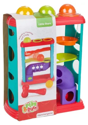 Obrázek produktu pro Toi-Toys Hammerbank, barevná hračka, rozvíjí motorické dovednosti