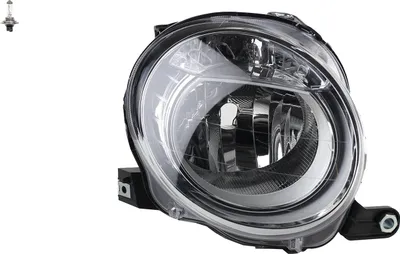Immagine prodotto di Johns, faro adatto a Fiat 500 312 10/07-06/15 destra + lampadina