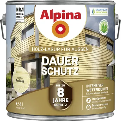 Produktbild von Alpina Dauer-Schutz 4 L farblos