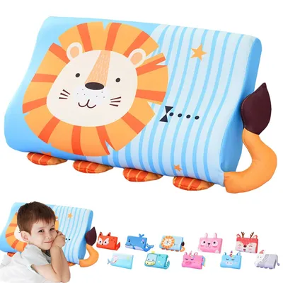 Obrázok produktu pre Schlummerkids vankúš 45 x 27 cm – Ergonomický a priedušný vankúš pre deti (lev)