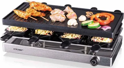 Produktbild von Cloer 6458, 8 Person(en), Aluminium, 1 Zone(n), Aluminium, Schwarz, Rechteckig, Aluminium