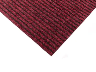 Produktbild von Primaflor Schmutzfangläufer GIN | 120x1300cm Rot Meterware | Schmutzfangmatte in 3 Farben Fußmatte mit rutschfestem Gel-Rücken | Antirutsch Läufer