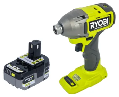 Produktbild von RYOBI RID18BL-0 Akku Schlagschrauber 18 V 300 Nm 1/4" Brushless + 1x Akku 5,0 Ah - ohne Ladegerät