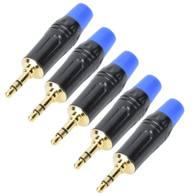 Zdjęcie produktu dla Wtyczka audio, wtyczka 3,5 mm, gniazdo kabla audio, adapter gniazda 3,5 mm, złącze stereo