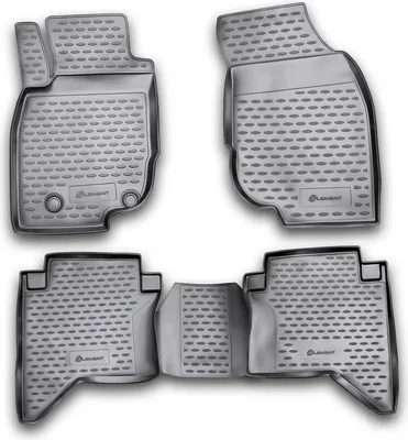 Zdjęcie produktu dla dywaniki podłogowe 3D do TOYOTA Hilux, 2011-2015, pickup z podwójną kabiną, 4 szt.