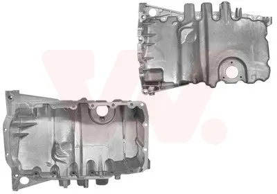 Produktbild von VAN WEZEL 0326070 Ölwanne Motorölwanne für AUDI A6 Avant (4F5, C6) A4 Avant (8ED, B7) A6 Limousine (4F2, C6) A4 Limousine (8EC, B7) A4 Cabrio