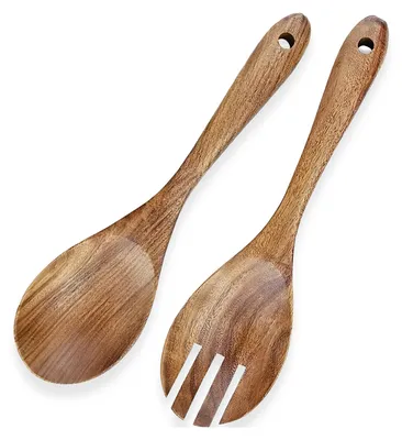 Produktbild von Dayshake Salatbesteck aus Holz 2-teilig - s Salatbesteck - Nachhaltiges Salatbesteck - Salatbesteck - Spülmaschinenfest