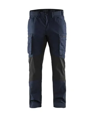 Produktbild von Blakläder® Service Arbeitshose Stretch 1459 1845 in div. Farben, Farbe:dunkelblau/schwarz, Größe:54