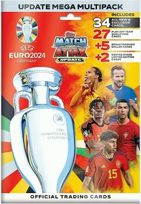 Produktbild von UEFA EURO 2024 Trading Cards Update Mega Multipack