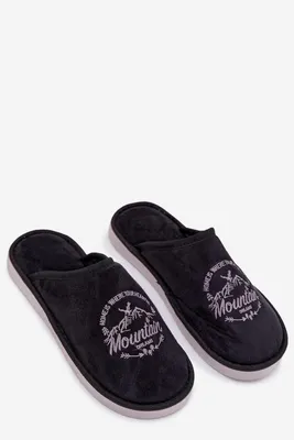 Produktbild von Männerschwarze Hausschuhe Tiranne 44/45