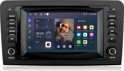 Produktbild von Vstavané navigačné zariadenie, carplay, autorádio, 1+32G, android12, Pre Mercedes ML W164 GL GL320 ML350 X164, swc, bt, wifi,dab+
