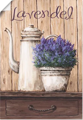 Produktbild von ARTland Poster Lavendel Größe: 50x70 cm