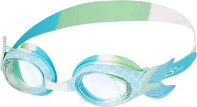 Image de Lunettes de natation junior, motif sirène bleue
