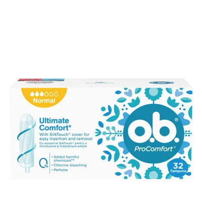 Produktbild von o.b.® ProComfort™ Normal Tampons, 32er Pack