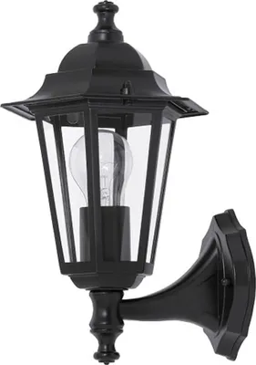 Produktbild von Rabalux 8204 Außenwandleuchte Velence, E27, schwarz, rund, Klassisch, IP43, ø210mm