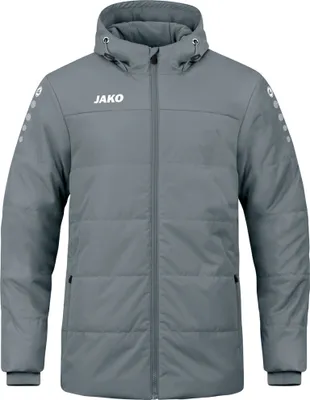 Produktbild von JAKO Coachjacke Team mit Kapuze steingrau 3XL